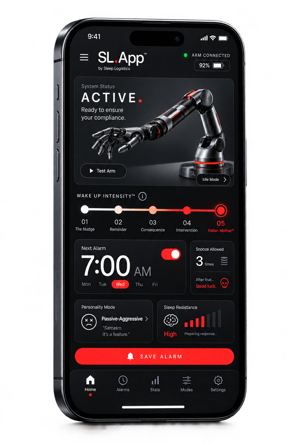 SL.App mobile application interface